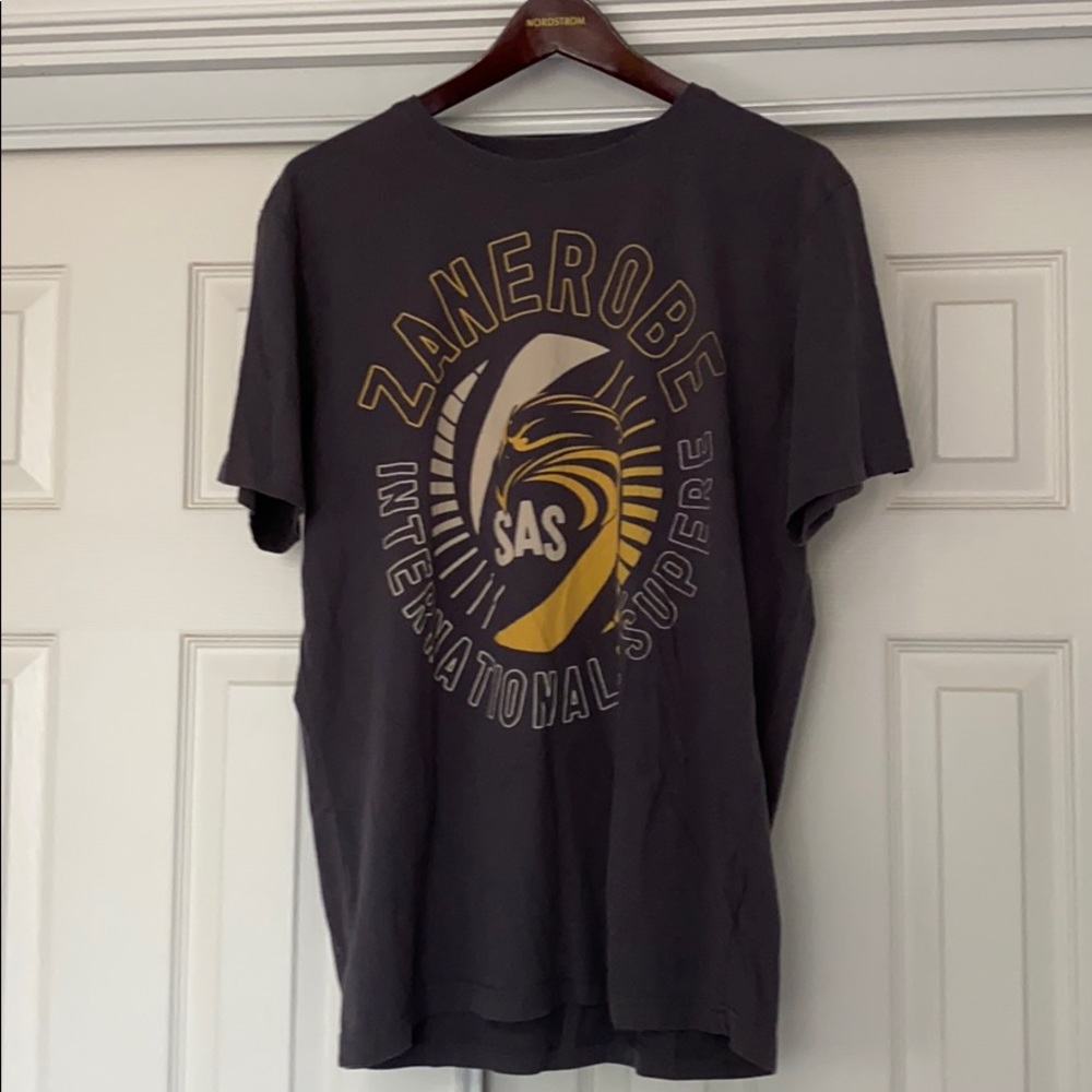 Zanderobe Mens size L  Grey T-shirt